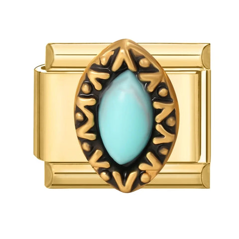 Golden Heart Butterfly Sun Flower Pearl Zircon Italian Charm Links