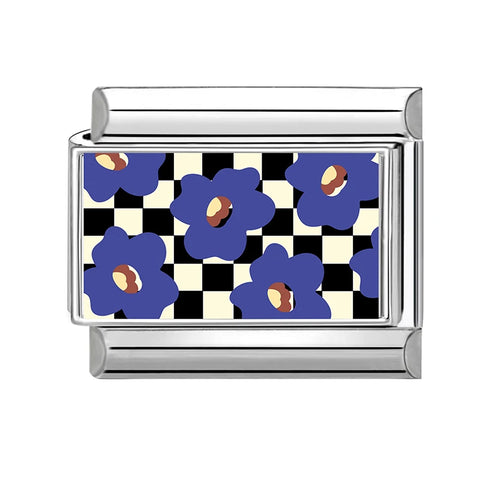 Grey Heart Cat Flower Skull Bead Italian Charm Links