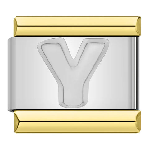 English Letters Italian Charm Links