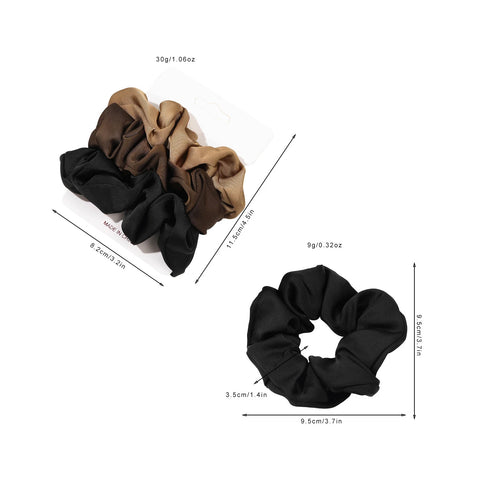 Elegant Satin Hair Scrunchies for Women Softer Than Elastic Bands Hair Rope Ponytail