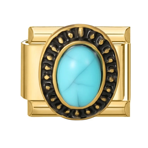 Golden Heart Butterfly Sun Flower Pearl Zircon Italian Charm Links