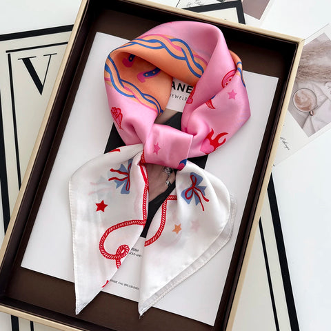 Square Scarf For Women Beach Scarf Fashion Lady Hair Head Bandana