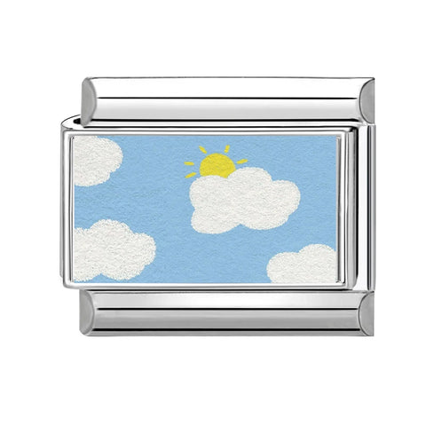 Grey Heart Cat Flower Skull Bead Italian Charm Links