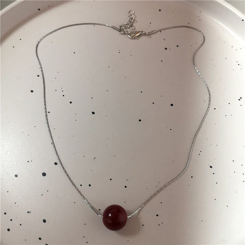 Red Butterfly Star Heart Cross Pendant Ghost Claw Choker Charms Necklaces