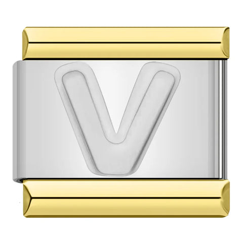 English Letters Italian Charm Links