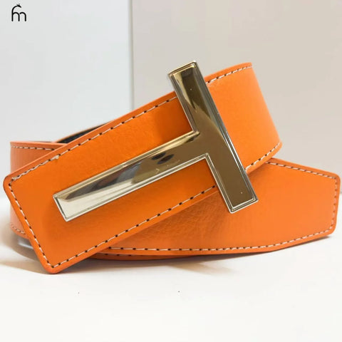 High Quality Luxury Brand Leather Business Men's Belt