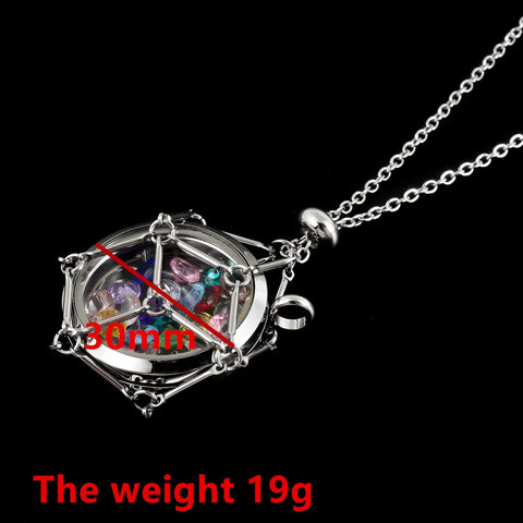 Stainless Steel DIY Stone Collecting Cord Adjustable Holder Collares Jewelry