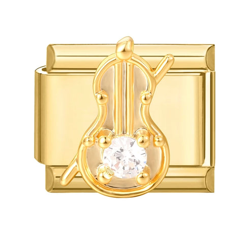 Golden Butterfly Leaf Moon Cat Flower Italian Charm Links