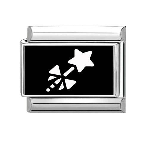 Black Heart Ship Flower Moon Cat Star Candy Charm Links