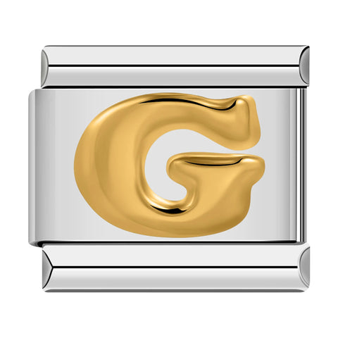 Alphabetic Italian Charm Links