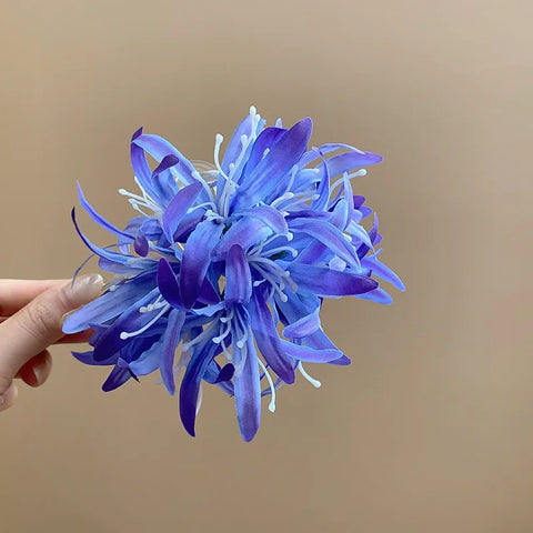 Long Tassel Shark Clip Dedicate Retro Crystal Acrylic Hairgrips