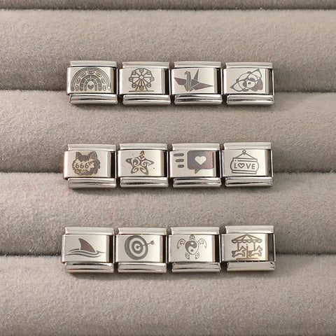 Laser Engraving Ferris Turtle Shark Star Charms