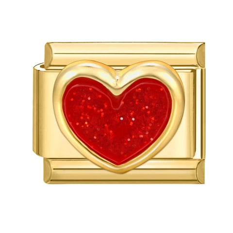 Golden Butterfly Leaf Moon Cat Flower Italian Charm Links