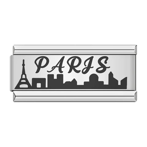 Love Mom Flower Paris Istanbul Long Charm Links