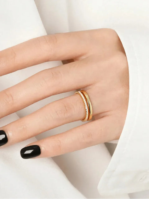 Sterling Silver Gorgeous Sparkling Classic Zircon Ring For Women Engagement Wedding