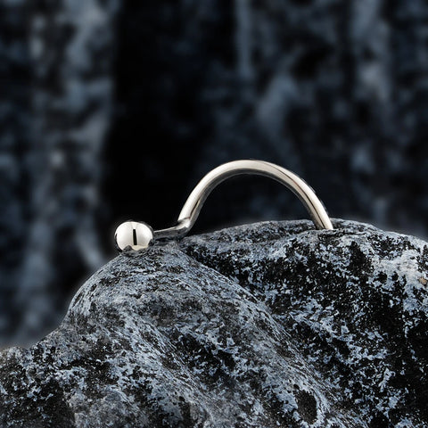 Titanium 20G Nose Stud Ring Hypoallergenic CZ/Ball/Heart/Star Nose Piercing