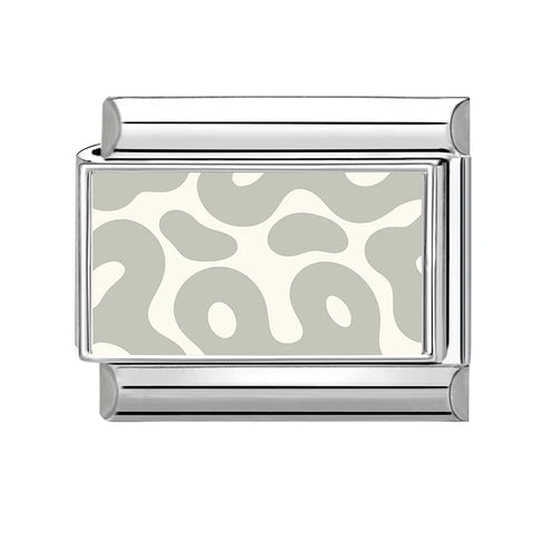 Grey Heart Cat Flower Skull Bead Italian Charm Links