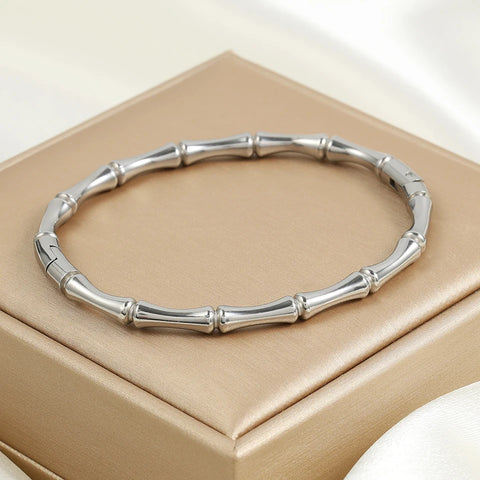 Waterproof Stainless Steel Cuff Bracelet Bangles for Women