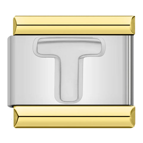 English Letters Italian Charm Links