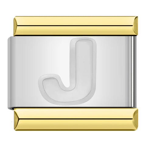 English Letters Italian Charm Links