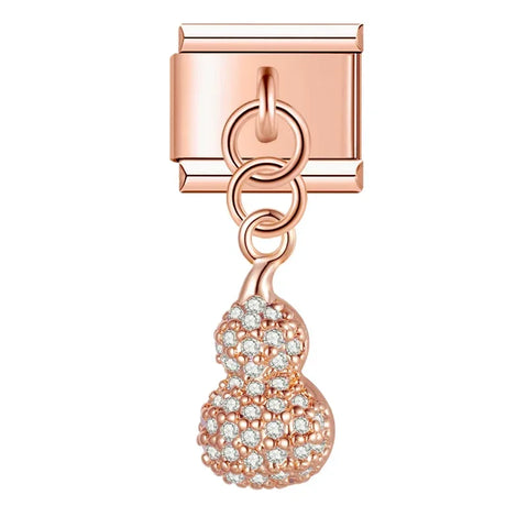 Flower Bowknot Crown Moon Dazzling Charm Links