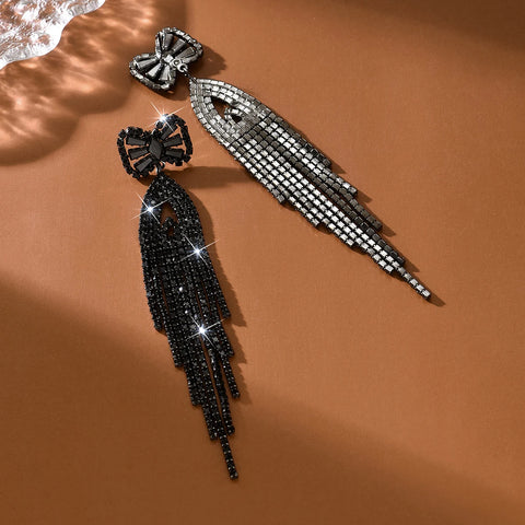 Super Sparkling Bride Wedding Earrings