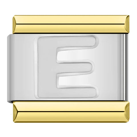 English Letters Italian Charm Links