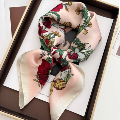 Square Scarf For Women Beach Scarf Fashion Lady Hair Head Bandana