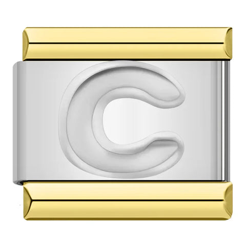 English Letters Italian Charm Links