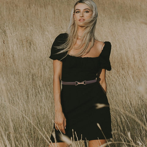 Waist Thin Decorative Fashion Buckle Adjustable Thin Belt For Suit Coat Dress