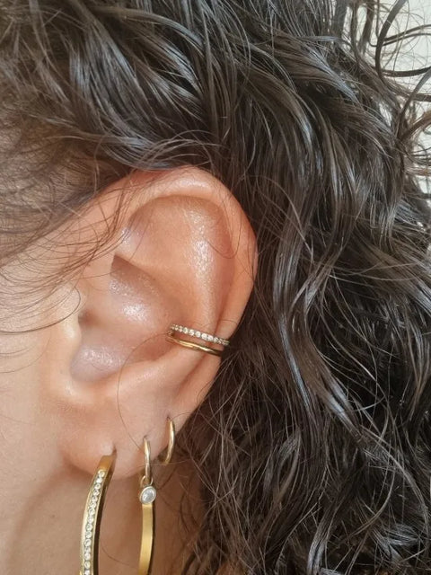 Titanium Piercing Hinged Segment Septum Hoop Nose Rings Clicker