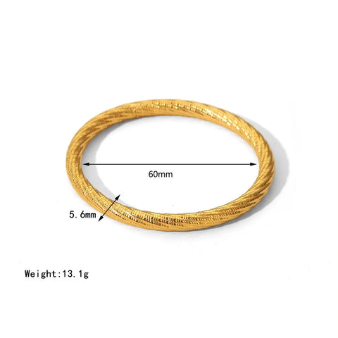 Stainless Steel Fashionable 18K Gold Plated Hollow Bracelet