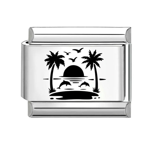 Laser Engraving Ferris Turtle Shark Star Charms