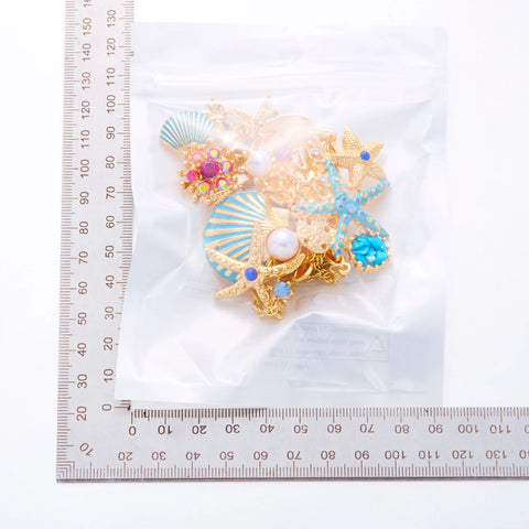 Starfish Shell Pearl Necklace for Women Summer Ocean Coral Scallop Pendant