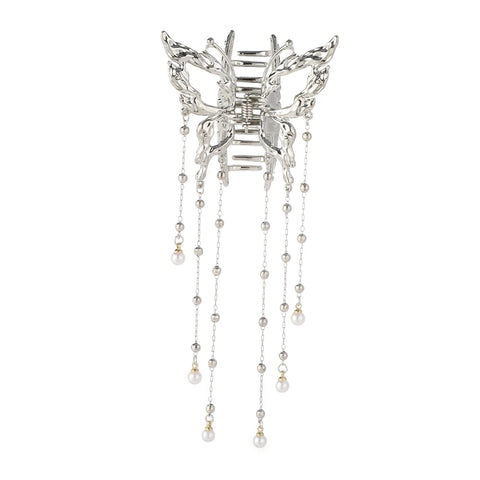 AWAYTR Butterfly Pearl Tassel Shark Crab Clips Girls Hairpin Hair Accessories