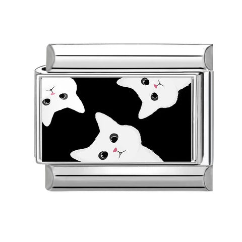 Black Heart Ship Flower Moon Cat Star Candy Charm Links