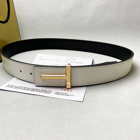 High Quality Luxury Brand Leather Business Men's Belt