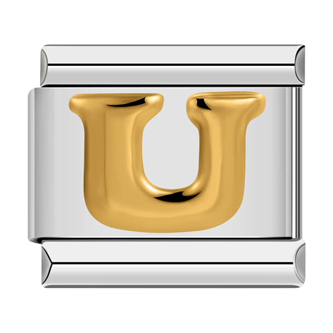 Alphabetic Italian Charm Links