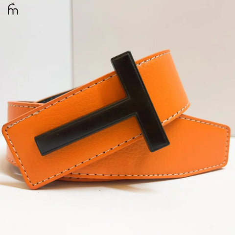 High Quality Luxury Brand Leather Business Men's Belt