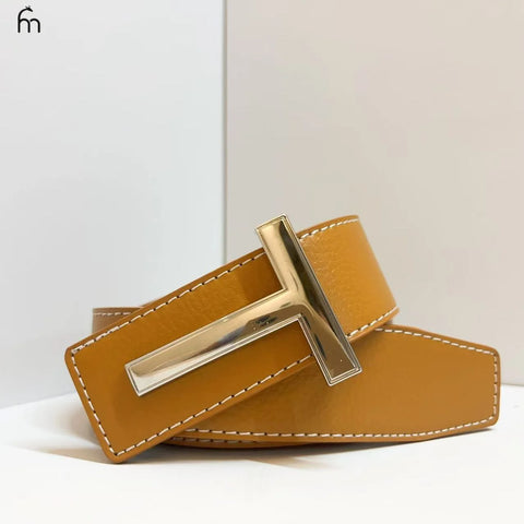 High Quality Luxury Brand Leather Business Men's Belt