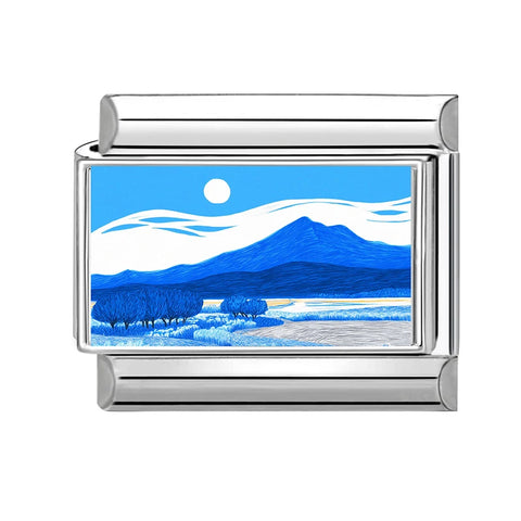 Grey Heart Cat Flower Skull Bead Italian Charm Links