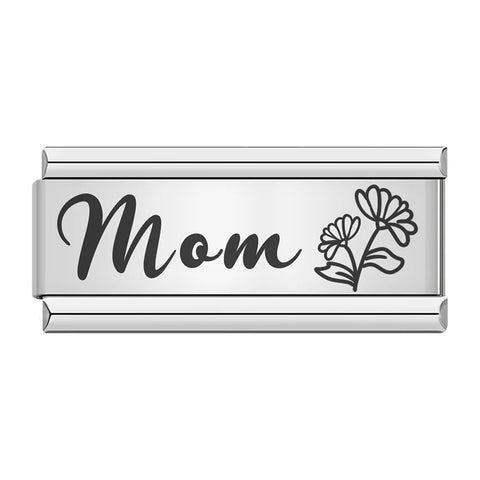 Love Mom Flower Paris Istanbul Long Charm Links