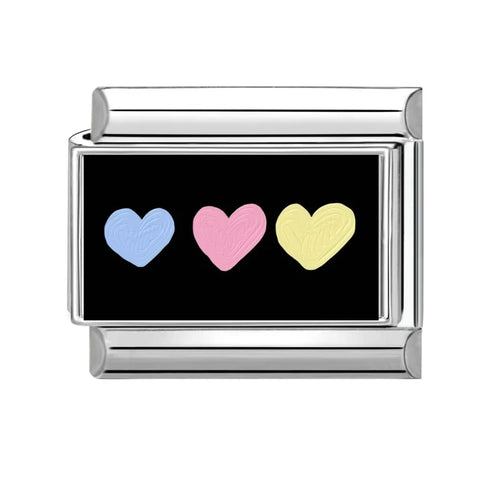 Black Heart Ship Flower Moon Cat Star Candy Charm Links