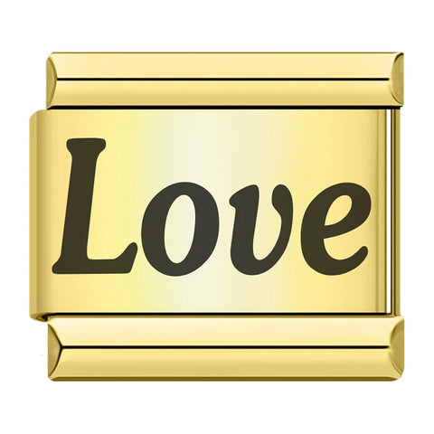 Golden Love Faith Hope Dream Mommy's Girl Charms