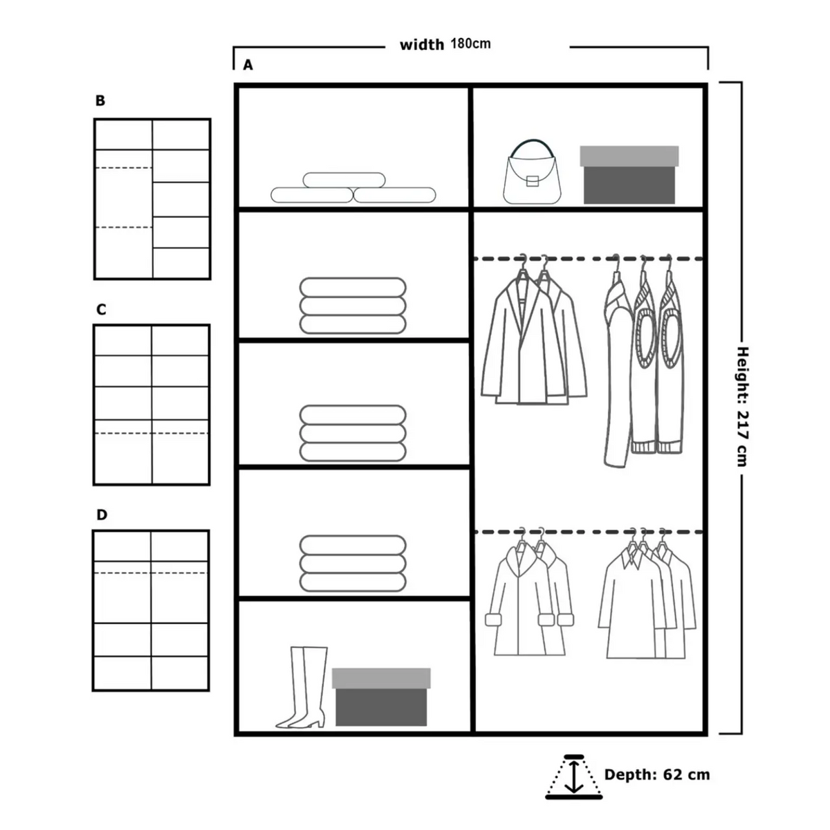 Lisbon Sliding Wardrobe