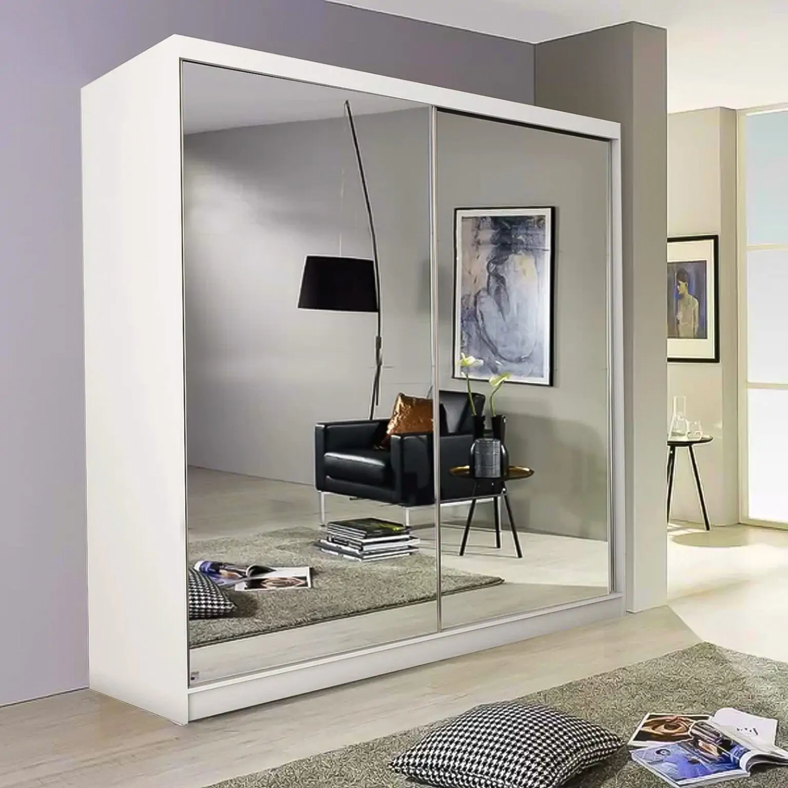 Queen Sliding Wardrobe